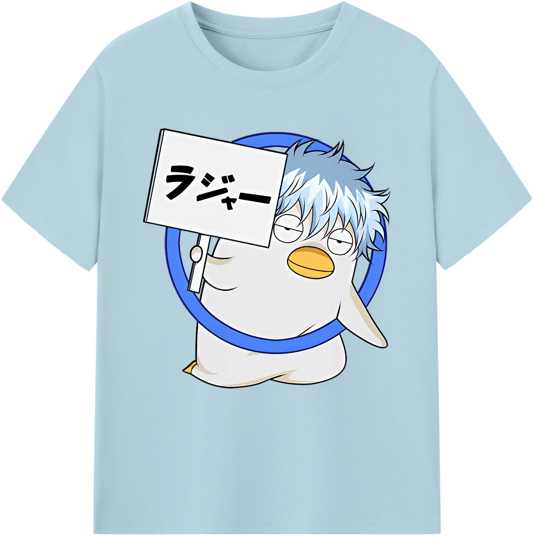 （画像用） ぎんたま 坂田銀時（さかたぎんとき） 神楽 志村新八（しむら しんぱち） GINTAMA Sakata Gintoki Kagura Shimura Shinpachi 綿100％半袖Tシャツ（フロントプリント）